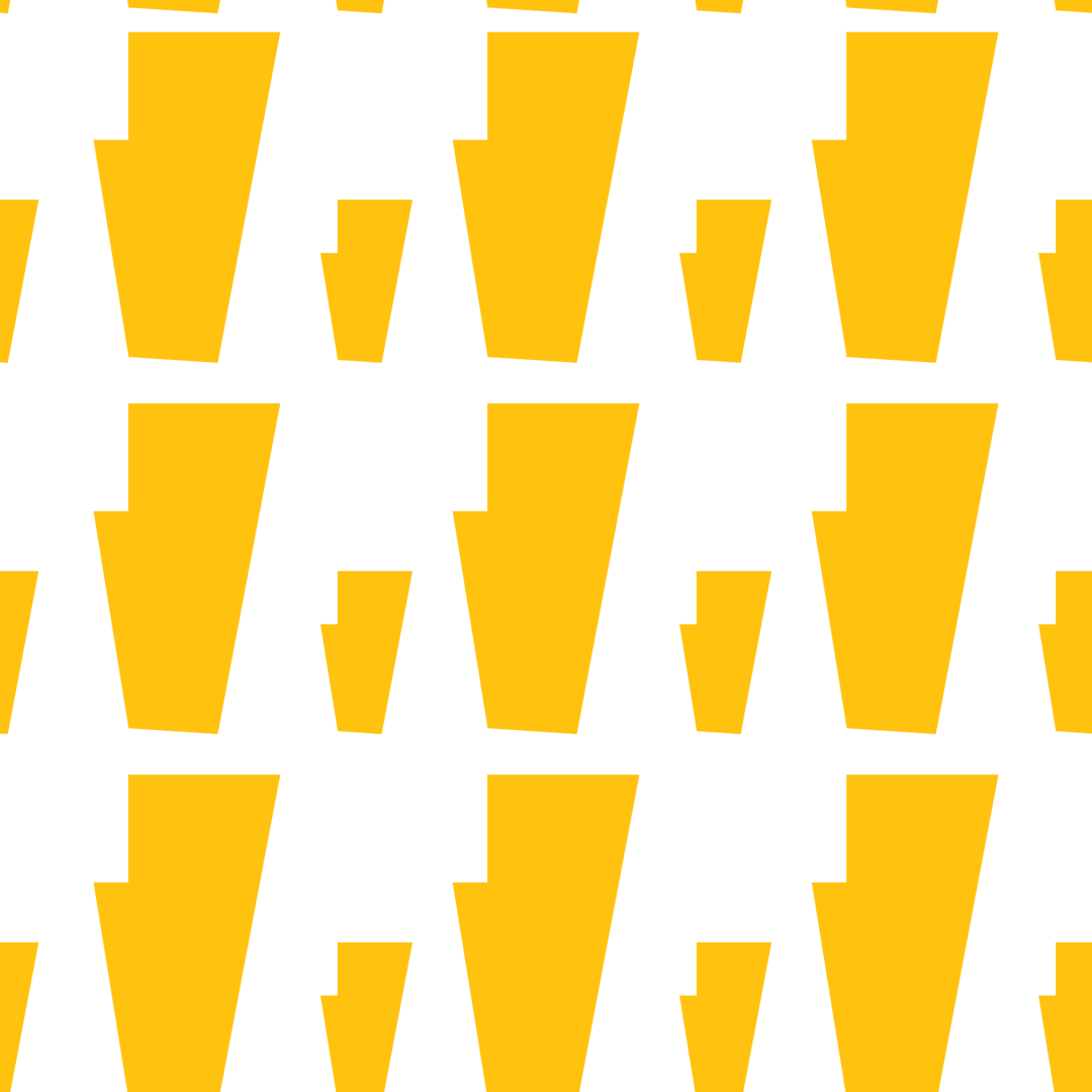 Geometric Yellow Shape Pattern on Transparent Background