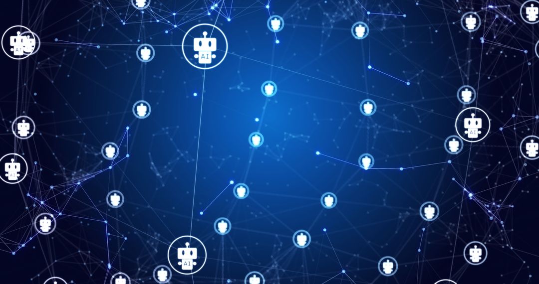 Futuristic Artificial Intelligence Network Concept