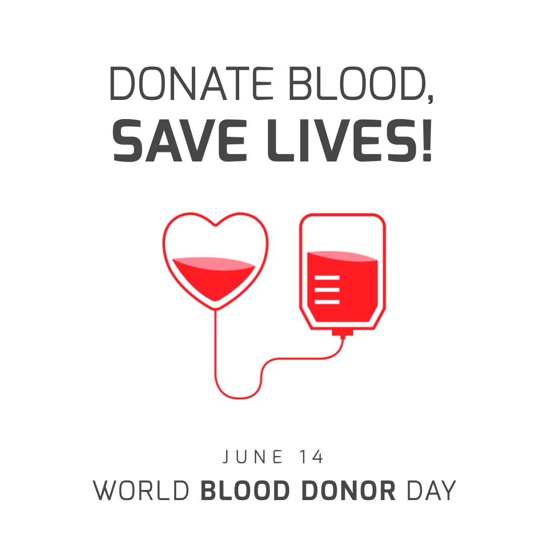 Digital composite of world blood donor day text with heart shape and blood bag on white background - Download Free Stock Templates Pikwizard.com