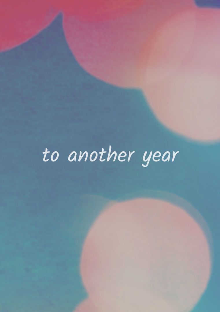 Colorful Bokeh Lights Celebrating New Year and Anniversary