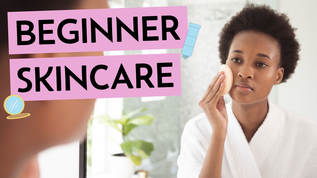 Woman Practicing Beginner Skincare Routine for Self-care