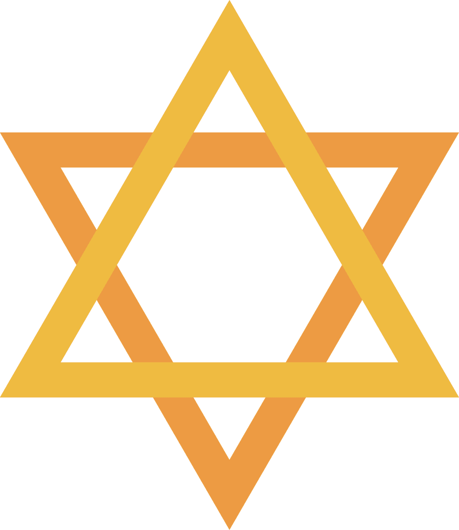 star of david, two overlapping triangles on transparent background - Download Free Stock Images Pikwizard.com