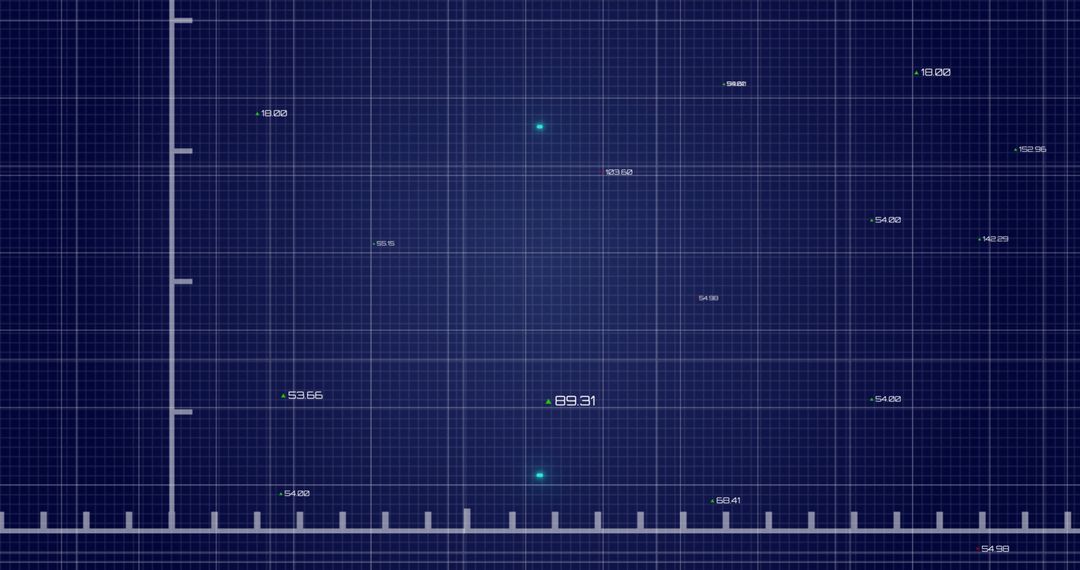 digital grid interface with data points for business analysis - Free Images, Stock Photos and Pictures on Pikwizard.com
