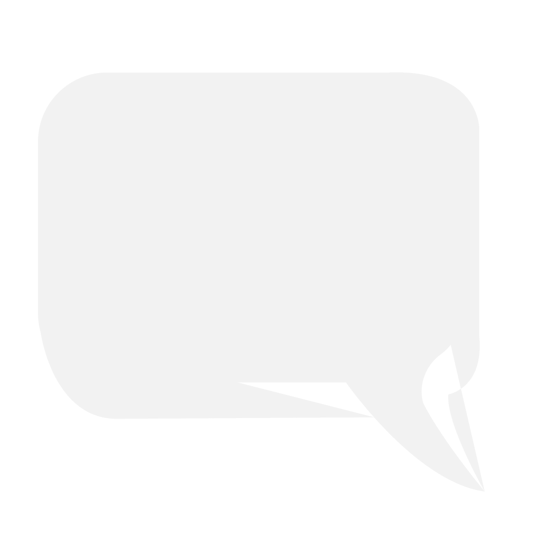 Transparent Speech Bubble Communication Concept