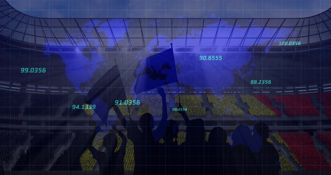 Global Sports Event with Digital Analytics and Enthusiastic Fans