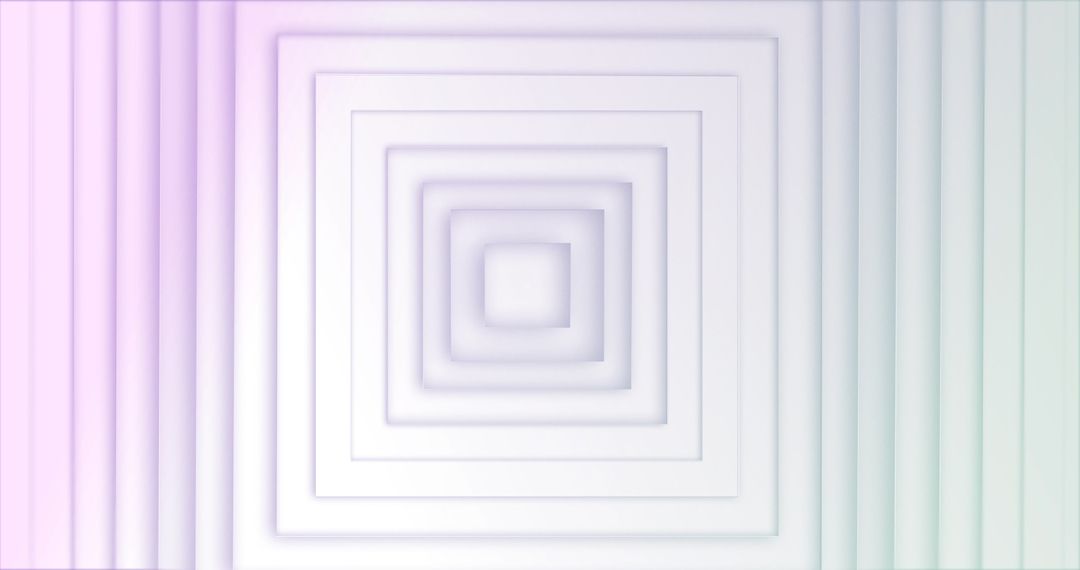 Hypnotic Gradients: Purple to Green Square Motion Loop