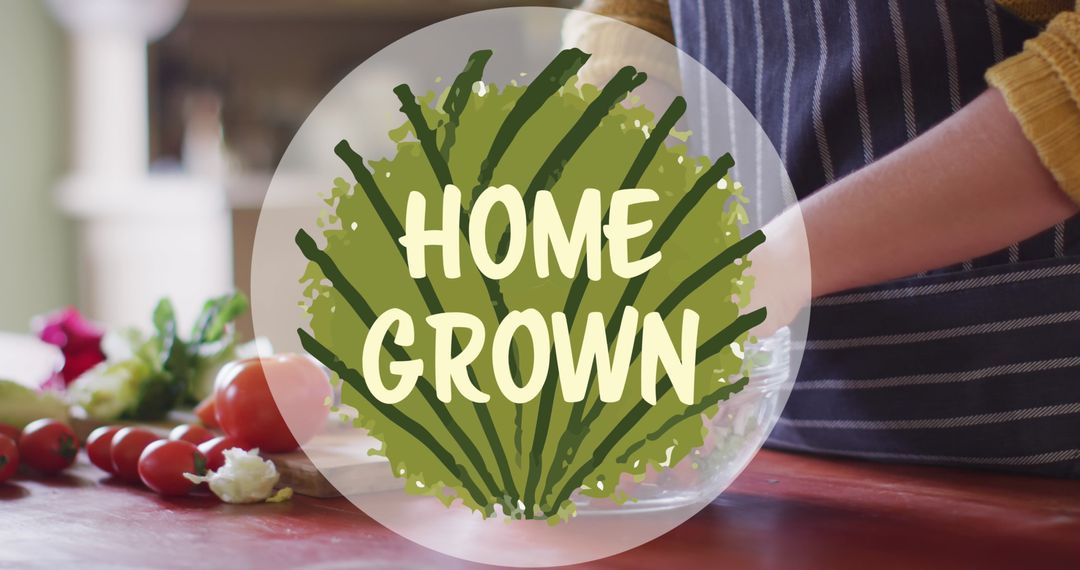 Fresh Homegrown Vegetables Harvest and Preparation in Rustic Kitchen