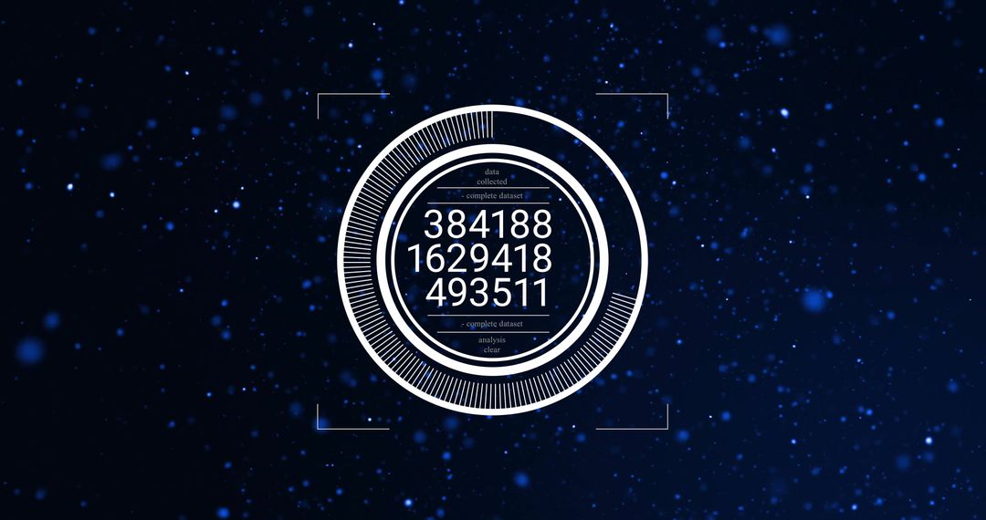 Futuristic Digital Interface with Data Analyzer