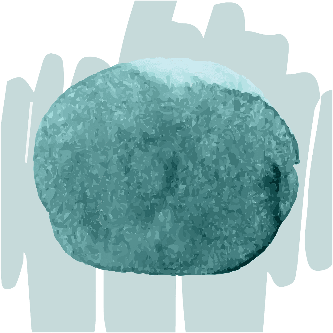 Transparent Abstract Green Texture Paint Stroke Design