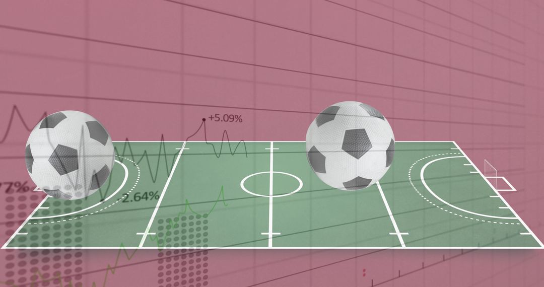 Analyzing Football Stat Trends with Schematic Field Overlay