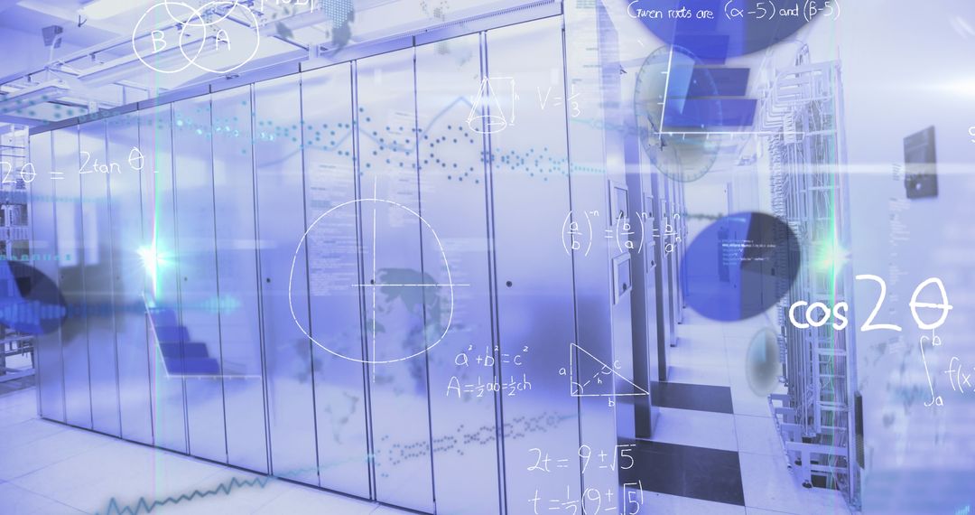 Futuristic Data Center with Holographic Graphs