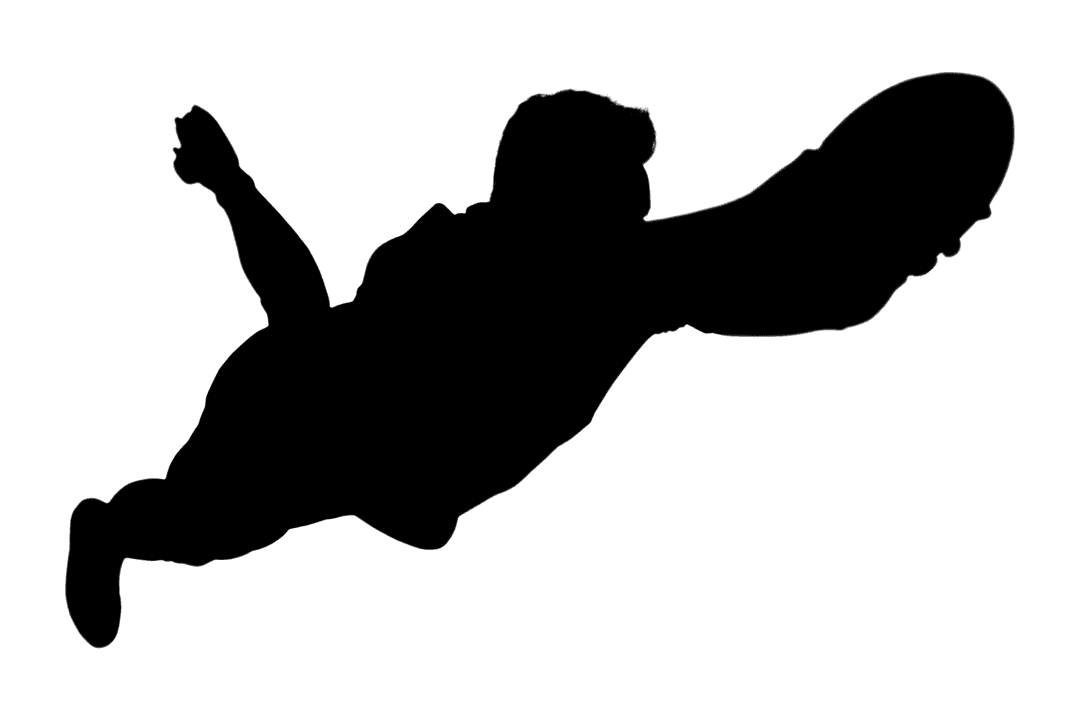 Silhouette Rugby Player Preparing to Kick Transparent Background PNG