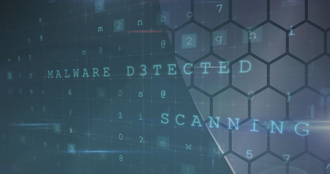 digital security alert with malware detection interface - Free Images, Stock Photos and Pictures on Pikwizard.com
