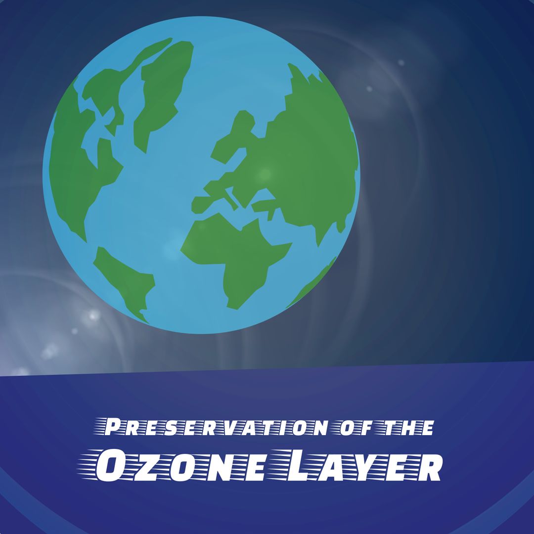 Ozone Layer Preservation Awareness Illustration