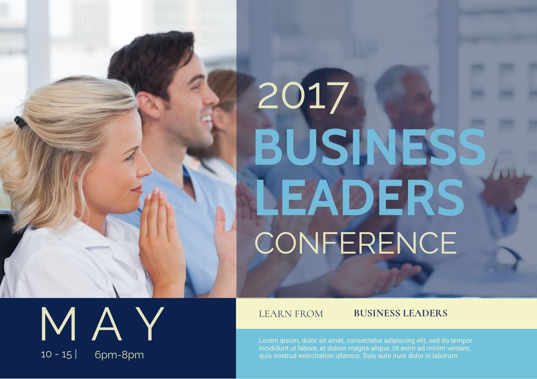 Professional Business Conference with Engaged Audience