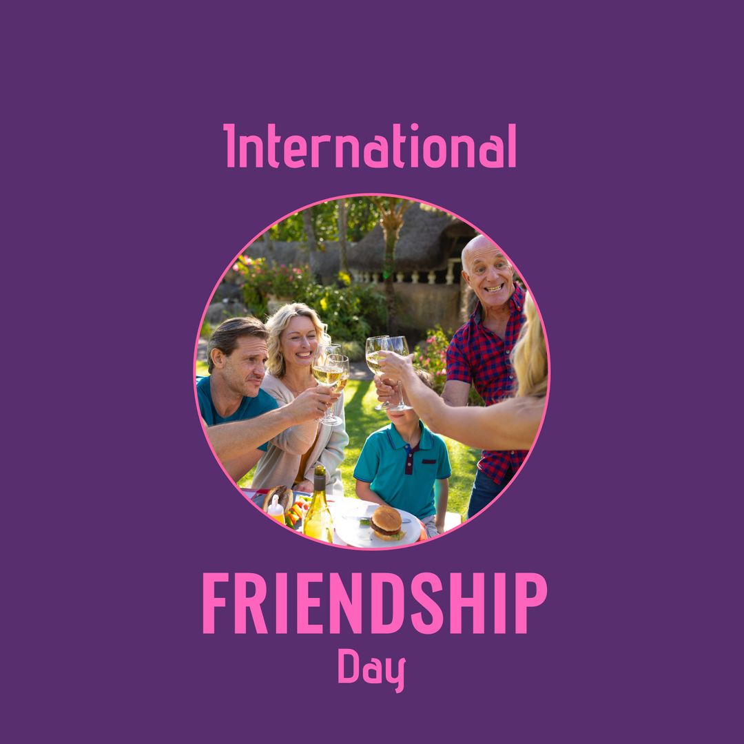 International Friendship Day Celebration with Multigenerational Toast