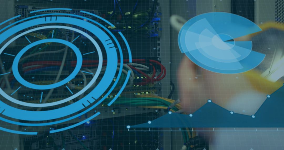 Data Processing on Server Infrastructure with Analysis Graphics
