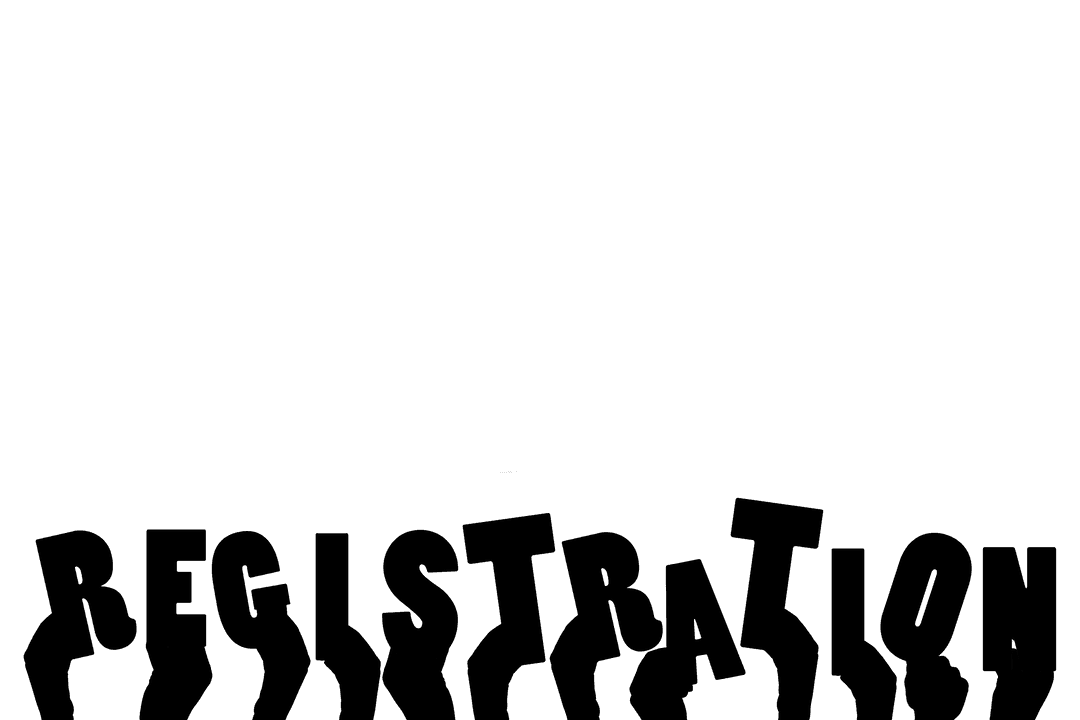 Hands Holding Registration Text on Transparent Background