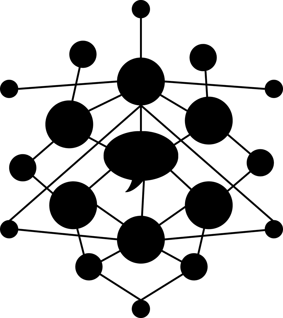 Transparent Text Bubble with Dots Vector Illustration