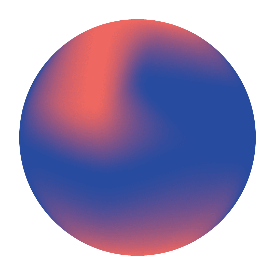 Colorful Abstract Pink and Purple Sphere Transparent Background