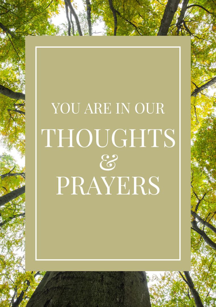 Peaceful Nature Sympathy Card Design