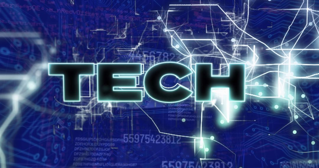 Innovative Tech Concept With Digital Circuit Background