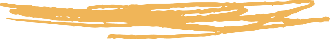 Mustard Yellow Brush Stroke on Transparent Background