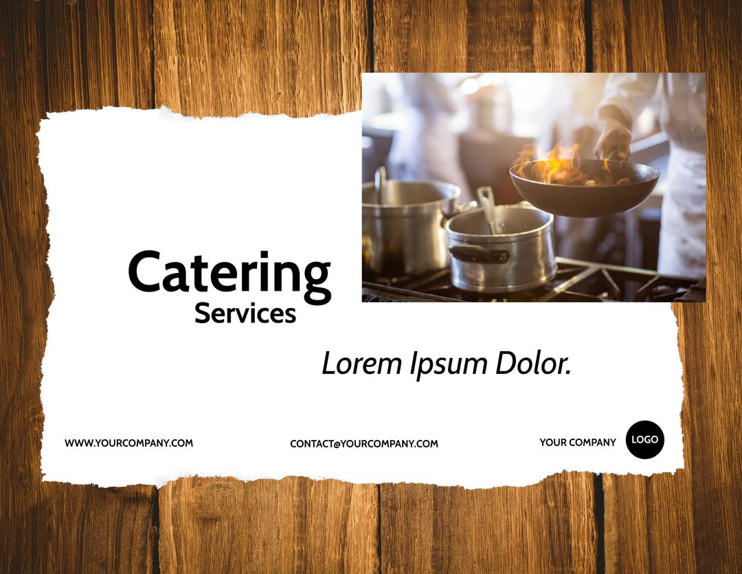 Chef Crafting Exquisite Dishes Showcasing Catering Services