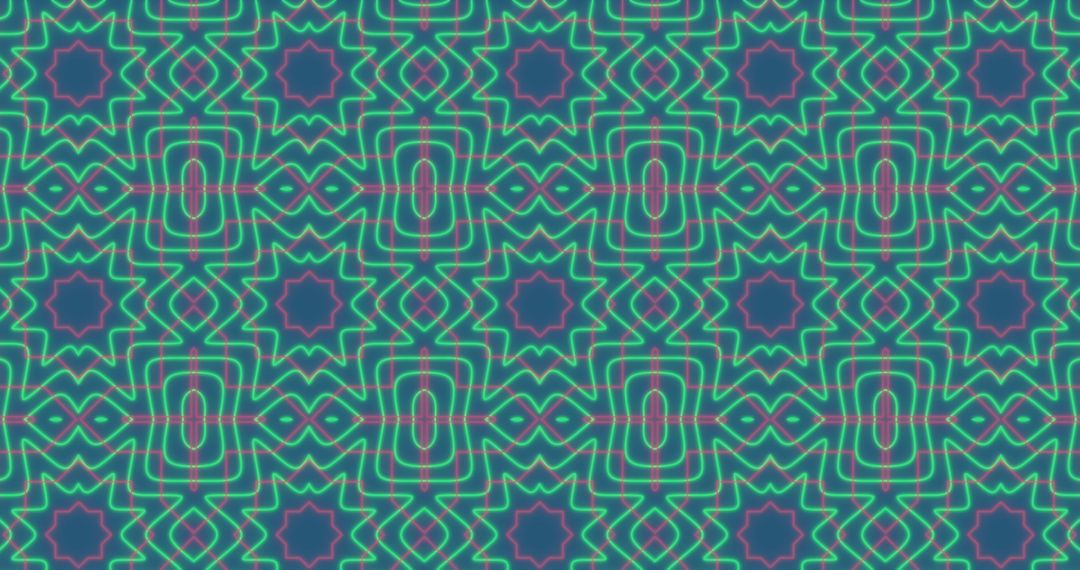 Trippy Colorful Retro Futuristic Digital Patterns