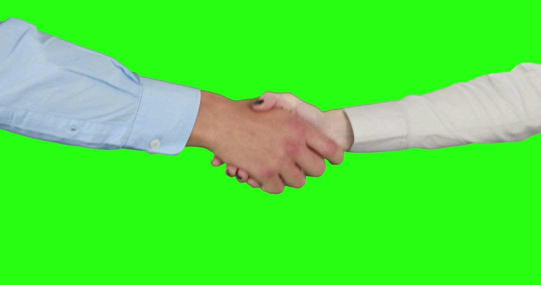 Professional Handshake with Green Screen Background for Business and Partnerships - Free Images, Stock Photos and Pictures on Pikwizard.com