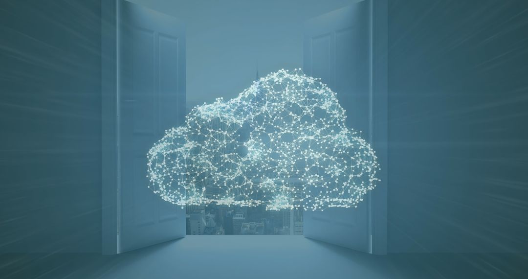 Cloud Networking with Digital Connections in Urban Skyline