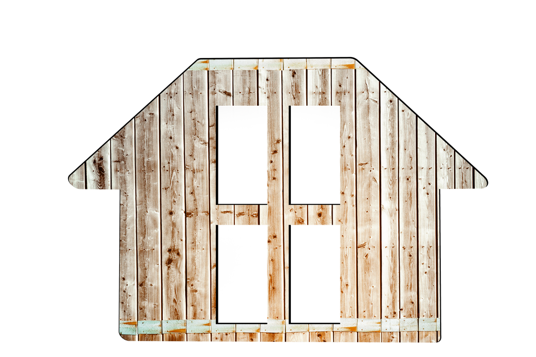 Digital PNG Illustration of Wooden House Structure on Transparent Background - Download Free Stock Images Pikwizard.com