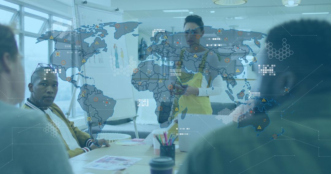 Diverse Team Engaged in Strategic Meeting