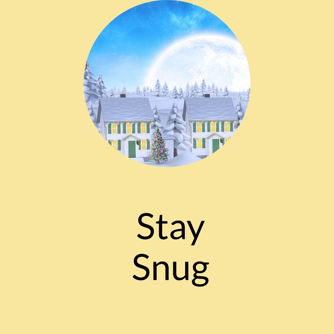 Stay Snug Winter Holiday Greeting