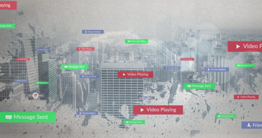 Digital Connectivity and Technology Integration in Urban Skyline