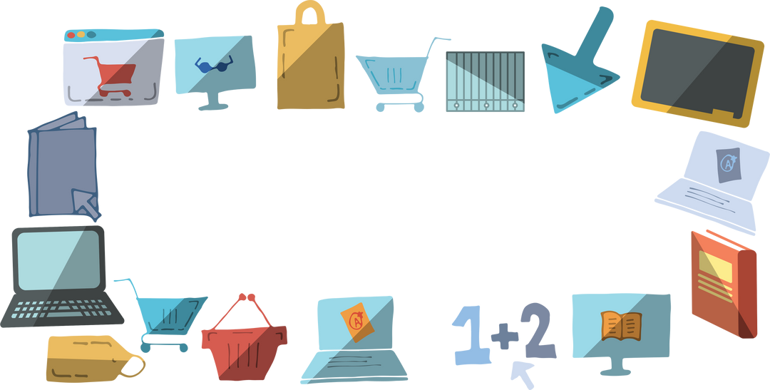 Transparent Vector Icons Representing Online Shopping - Download Free Stock Images Pikwizard.com