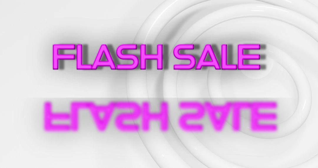Flash Sale Promotion with Modern Circular Design