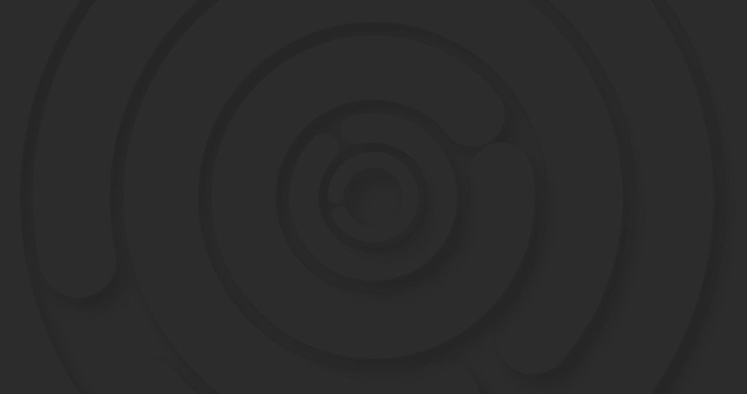 Abstract Grey Concentric Circles with Seamless Loop