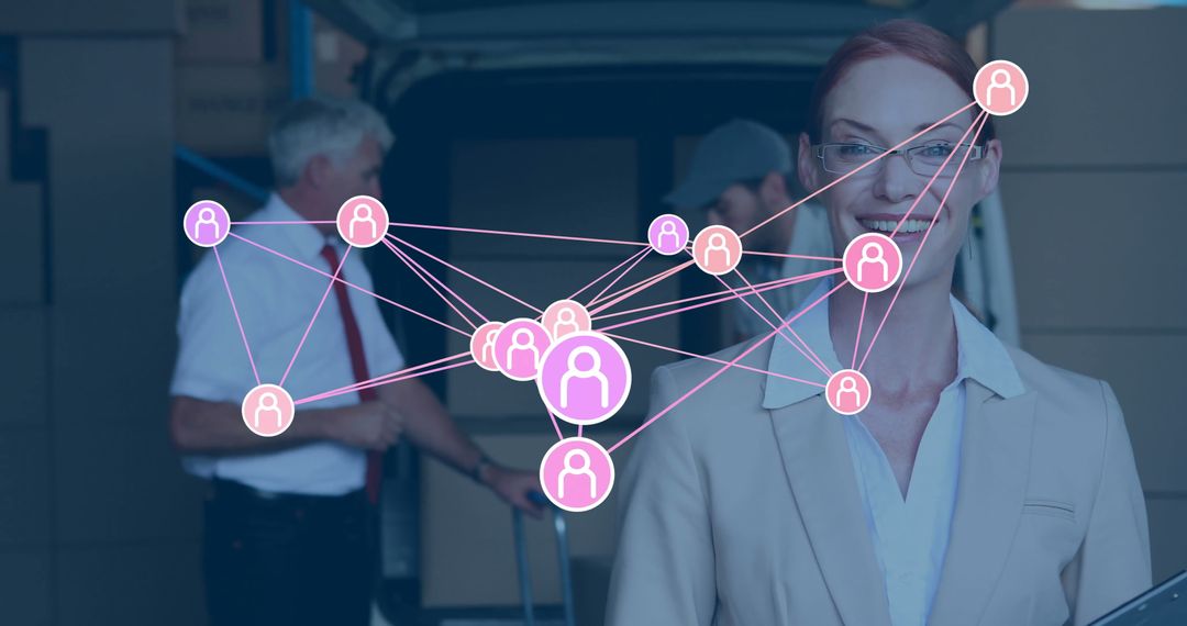 Business Network Connections in Warehouse Logistics Context