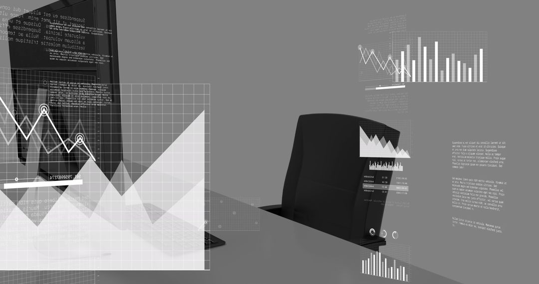 Futuristic Data Analysis and Engineering Workspace Concept