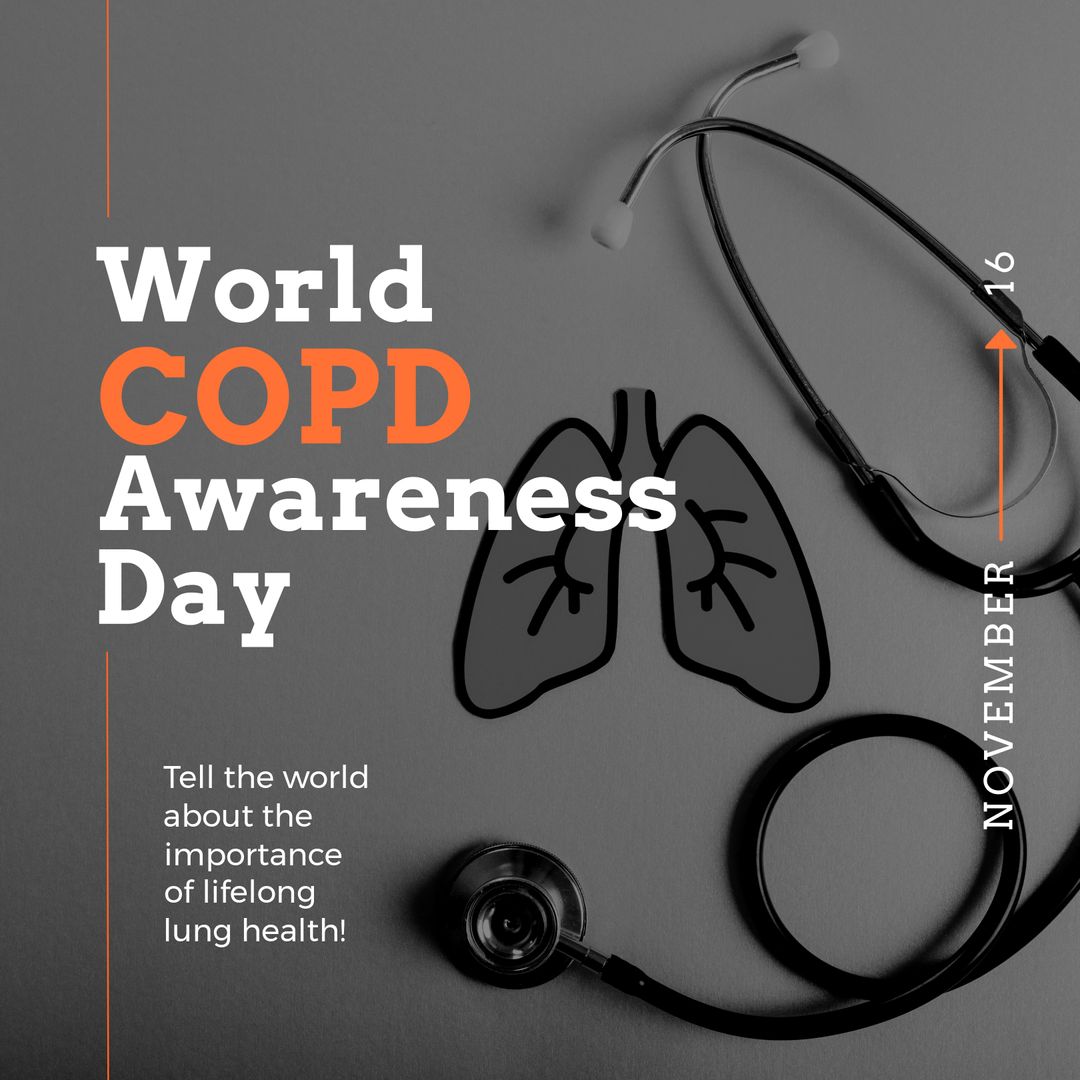 World COPD Awareness Day Health Promotion Banner