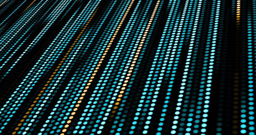 Hypnotic Blue and Yellow Light Trails Creating Dynamic Motion