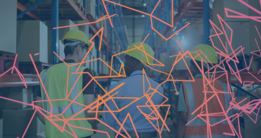 Efficient Teamwork in Modern Warehouse: Hard Hats and Tablets
