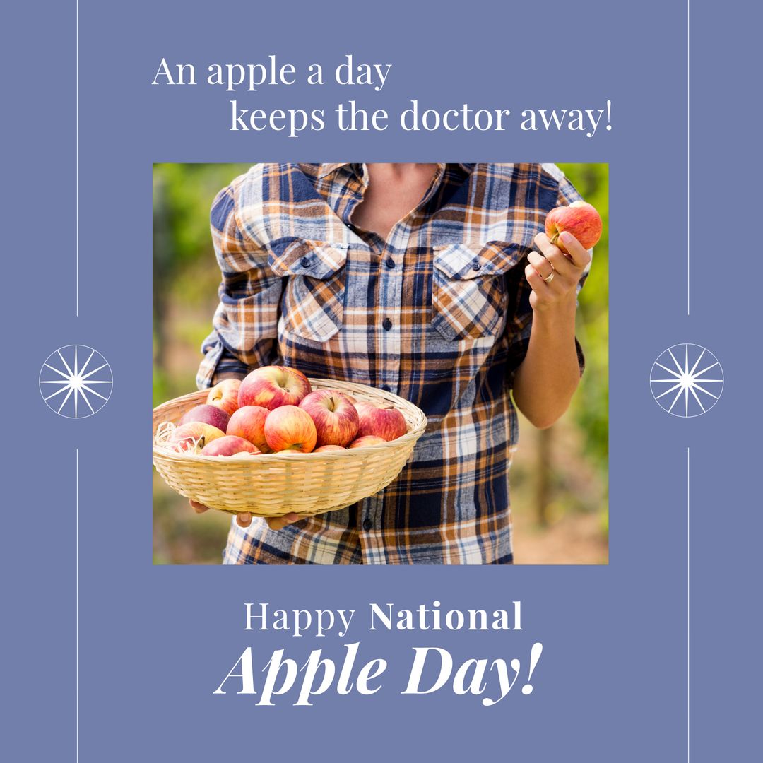 Celebrating National Apple Day with a Basket of Fresh Apples