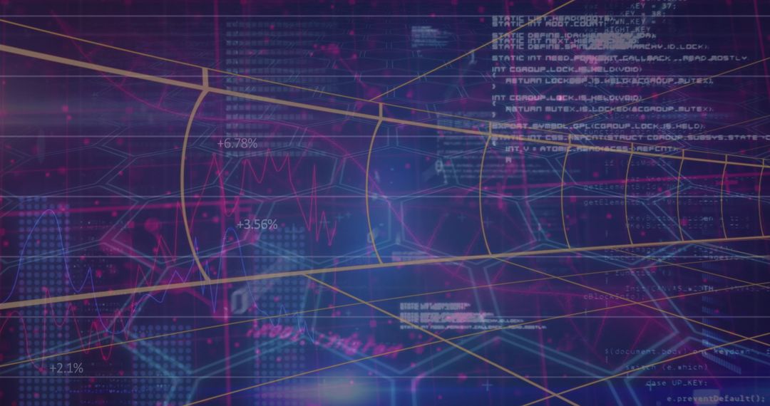 Futuristic Data Visualization with Graphs and Code