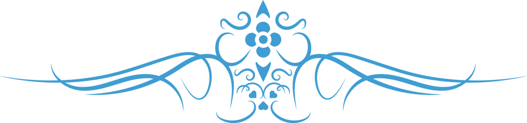 Ornamental Blue Graphic Element on Transparent Background - Download Free Stock Images Pikwizard.com