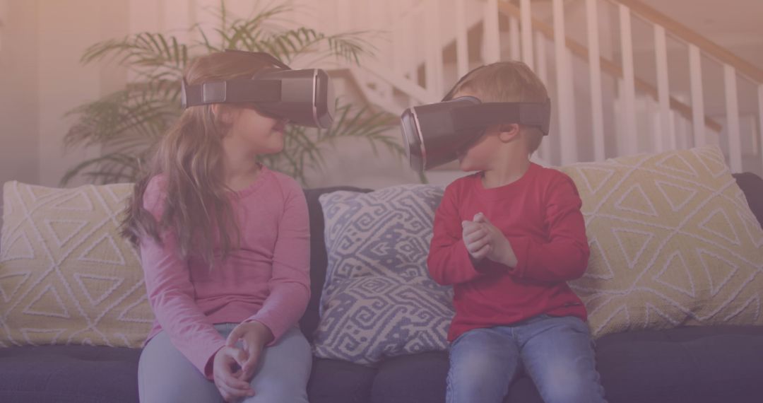 Siblings Exploring Virtual Reality at Home