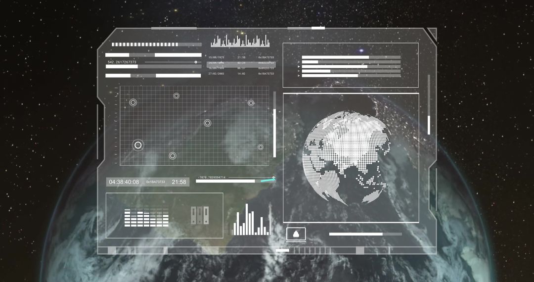 Global Data Processing Interface Over Earth