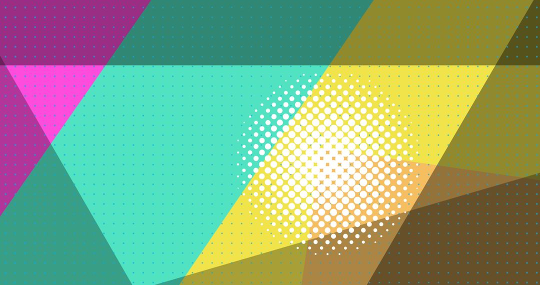 Retro Futuristic Sale Banner with Vibrant Geometric Patterns