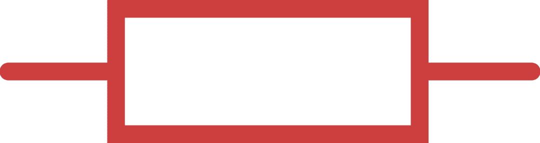 Abstract Red Symbol on Transparent Background